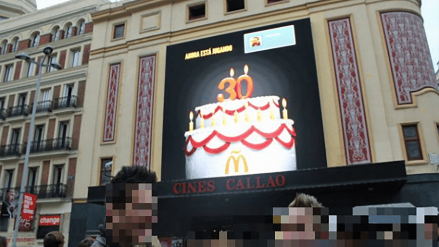 Madrid Cines Callao Digital Signage